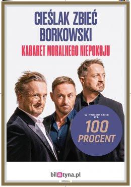 Sławno Wydarzenie Kabaret Kabaret Moralnego Niepokoju - 100 procent (Cieślak, Zbieć, Borkowski)